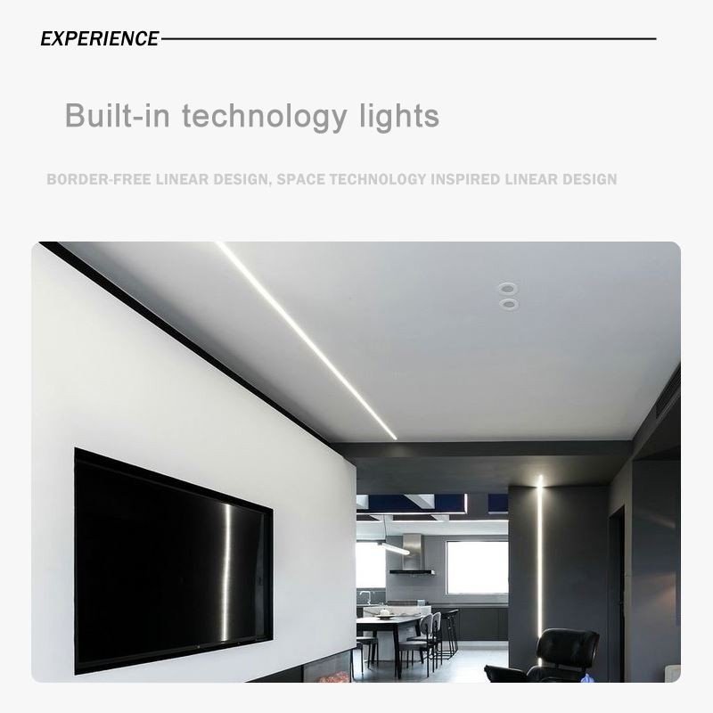 LED-lineêre plafonlig